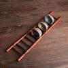 Ladder Shaped Bamboo Tea Cup Holder Vintage Cup Drainer Holder Tea Cup Rack  Household