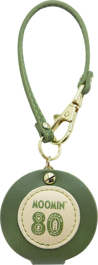 Pocket Watch Field Work Strap Watch Ladies Analog with Loupe Moomin 80th Anniversary Hang Watch Green [Field Work] 1.5x MOM015-6