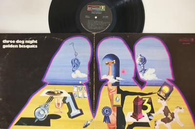 LP Record THREE DOG NIGHT - Golden Bisquits DSX50098 ABC DUNHILL 1972 US Rock Used