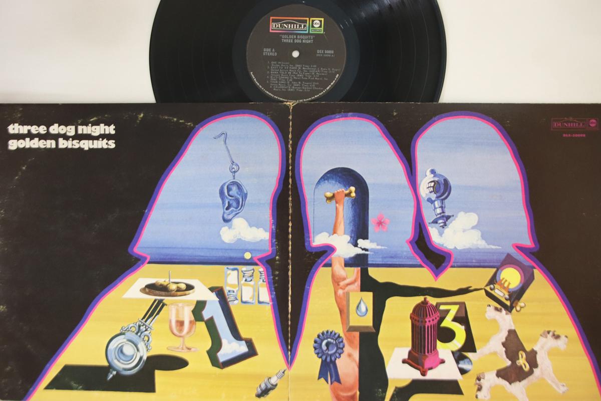 

LP Record THREE DOG NIGHT - Golden Bisquits DSX50098 ABC DUNHILL 1972 US Rock Used