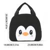 Borsa termica da pranzo pinguino per bambini con design portatile e ritenzione del calore
