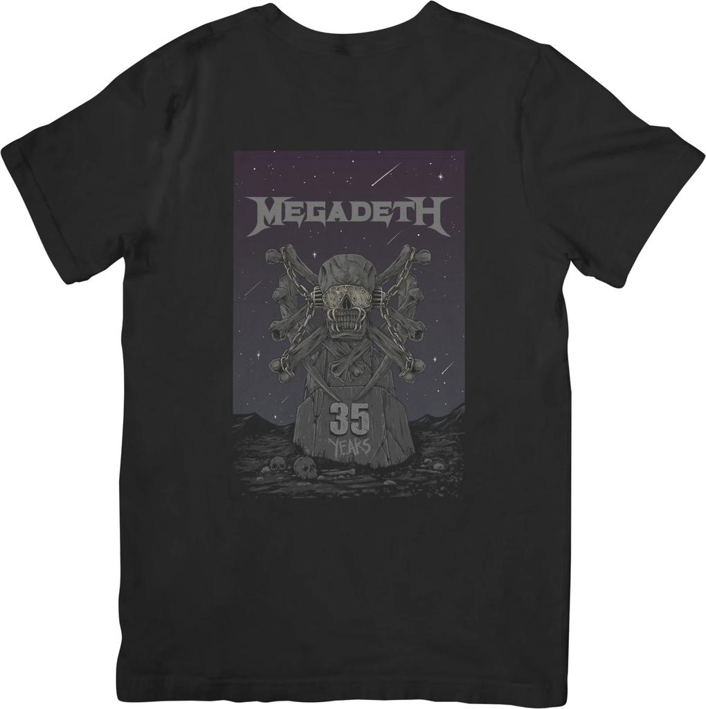 Megadeath 2 Music Unisex Fit for Men & Women Quality Cotton T-Shirt Black