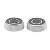 1Pair Radio Volume Control Knob Left Right Sensitive Durable Multimedia Volume Knob Caps Replacement for Boxster Cayman