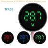 3 Stück/Set Professionelles digitales Voltmeter mit genauer und leicht ablesbarer LED-Anzeige Vielseitigkeit