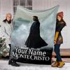 Custom Name The Count of Monte Cristo Theme Printed Blanket - Perfect for Couch, Bed, Travel & Outdoor Use | Machine Washable, Cozy & Durable.