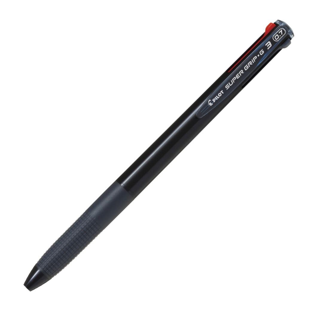 Ручка шариковая Pilot Super Grip G3 10 BKSG300F10B 0,7  3-цветная, черная, ручки,
