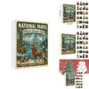 National Parks Advent Calendar Acrylic 24 Piece Set For Christmas Gift And Holiday Decor