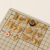 Yori 3pcs/Lot DIY Pendant Charms for Necklace Bracelet 18k Gold Plated Multi Charm DIY Jewelry Gifts Accessories