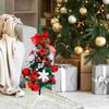 Small Set Christmas Tree Bases 15cm Trees Riser Plastic Rotating Stand Household Xmas Rack
