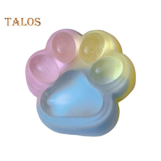 

Прозрачная игрушка для снятия стресса «кошачья лапка», 3 цвета, сенсорная игрушка «кошачья лапка», для детей и подростков, для взрослых, мягкая игрушка-антистресс из термопластичной резины, игрушка-лапка для животных разноцветный