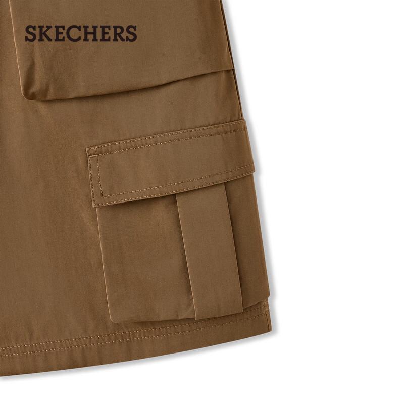 Skechers Men's 2026 Summer Loose Cargo Bermuda Shorts L226M002
