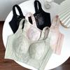 Breathable Bra Women's Thin Cup Bra Breast Retraction Anti-sagging Side-retraction Sexy Large-sized Underwear