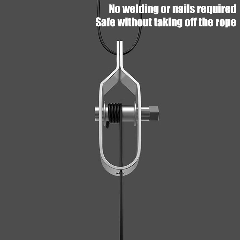 Heavy Duty Wire Tightener Silver Galvanised Cable Tensioner Wire Buckle Farm For Secure Barbed Wire Greenhouses Grape Vines