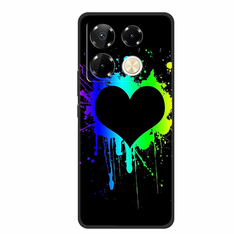 Case For Infinix Note 40 Pro 4G TPU Soft Silicone Back Cover for Infinix Note40 Phone Cases X6850 X6853 Original Colorful Capa