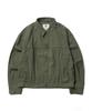 Esfai Shirring Trucker Jacket (Olive)