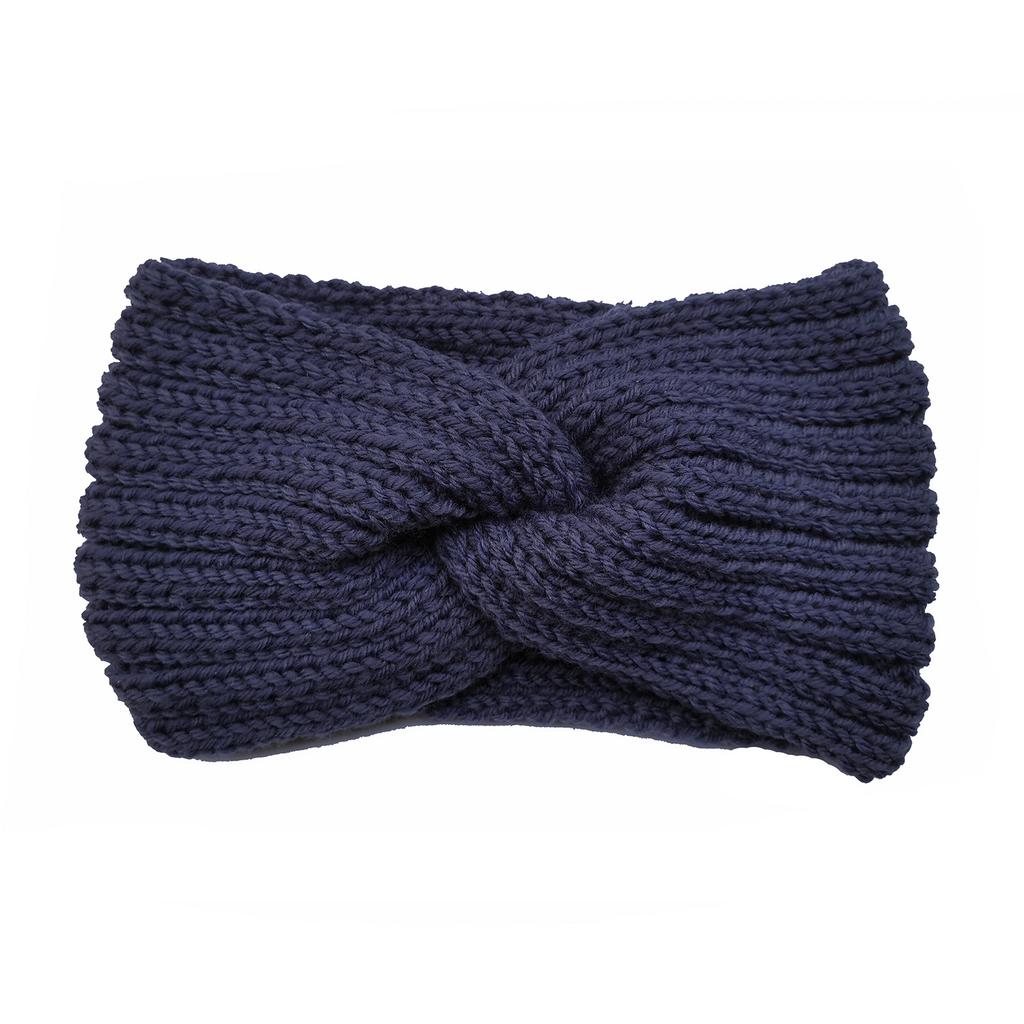 1 PC Vintage Knitted Twisted Hairband, Warm and Stylish for Autumn and Winter, Perfect for Daily Street Wear