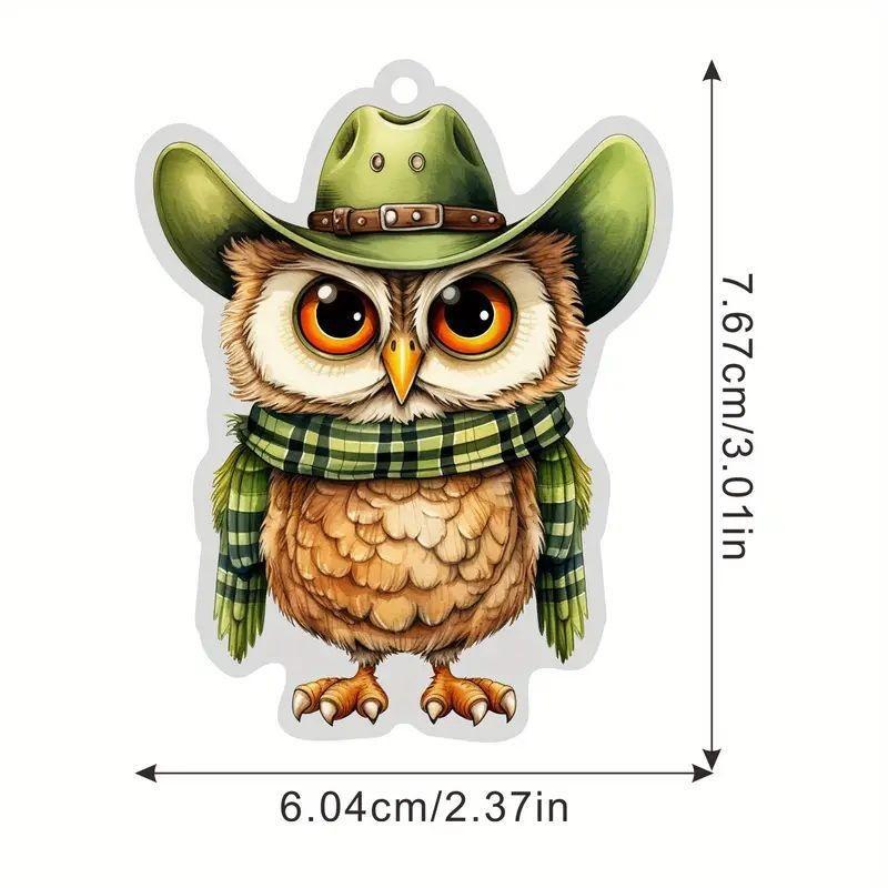 

Сова Акриловая Милая Подвеска на Рождественскую Елку Идеально Подходит Для Радостных Праздничных Домашних Украшений 4