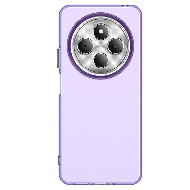 Anti-Drop Candy Color Phone Case For Xiaomi Poco C75 Matte Transparent Back Case For Poco C75 Cover For Poco C75 Case 6.88 Inch