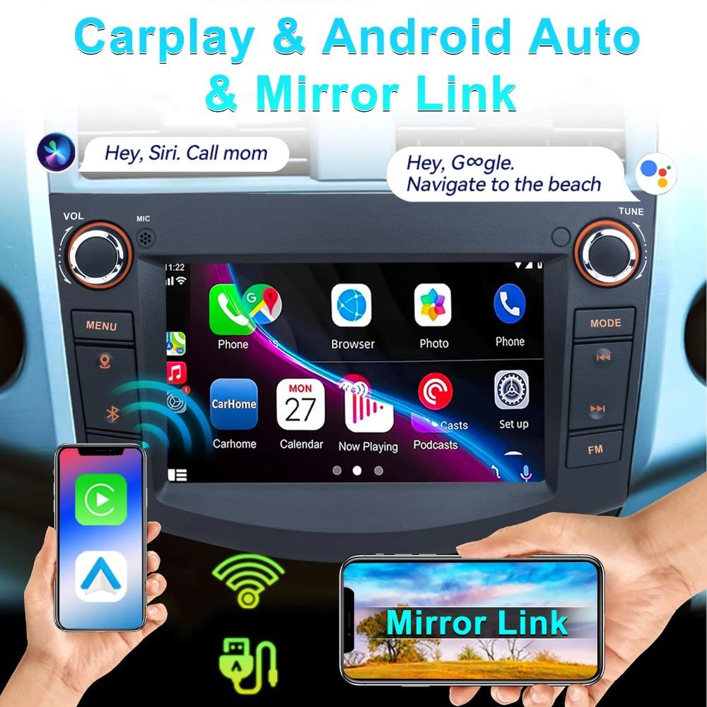 7-Zoll-geeignet für Toyota RAV4 Android Radio Multimedia Player WIFI Carplay SWC DVR GPS Rückfahrfunktion