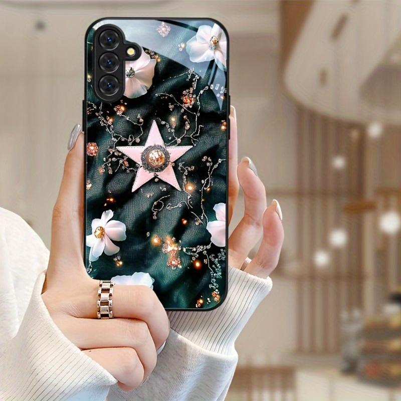 Exquisite Luxury High-end PhoneCase Glass TPU PhoneCase for Samsung Galaxy S26 S25 S24 S23 S22 S21 FE Ultra Plus Dropresistant