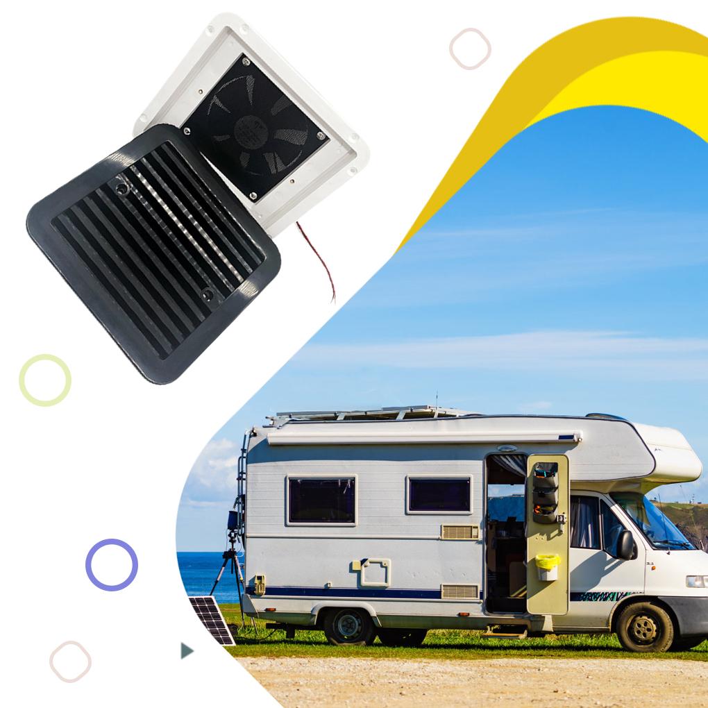 Hood Fan For Bathroom RV Camper Motorhome Easy Install 12V Rated Yacht Etc. Ventilation Exhaust Fan