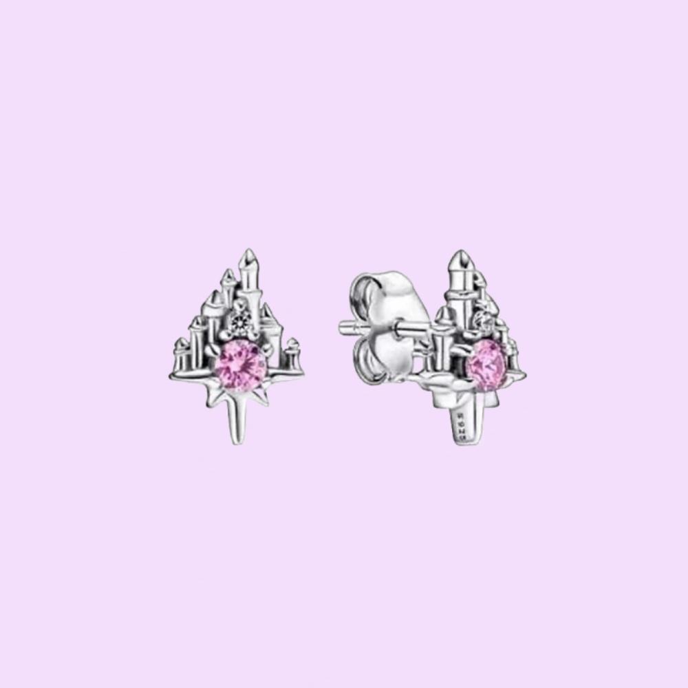 Sterling Silber Herzförmiger Stecker Ohrring für Damen Geburtstags Schmuckgeschenke Mit Stoffbeutel