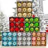 Hand-Painted Irregular Pumpkin Christmas Ornaments - Pack of 9 (6cm)
