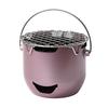 Mini Charcoal Stove Stainless Steel Portable Oven for Tea Making Efficient Heating Lightweight BBQ Stove for Indoor Outdoor Use