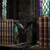 Porta Libri Fantasy Robusto Luce Scaffale Drago Volante, Luce Segnalibro Decorativa per Scrivania, Supporto Scultura Scaffali Segnalibri, Organizzatore Casa