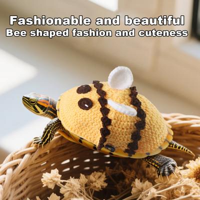 Sweater for Turtle Handmade Knitted Winter Warm Small Animals Apparel Accessory Halloween Party Cosplay Costume for Pet Tortoise Turtle