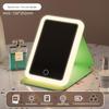 Portable LED Makeup Mirror with Light - Foldable Desktop Vanity Mirror