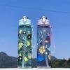 780ML Kids Water Sippy Cup Creative Cartoon Cup with Straws Leakproof Water Bottle Outdoor Portable Children's Plastic Water Cup