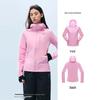 Camel Women's Hooded Softshell Hiking Jacket