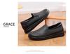 Comfortable Mom's Genuine Leather Flat Shoes - Soft Sole, Lightweight, Classic Design for Middle-Aged and Elderly Women