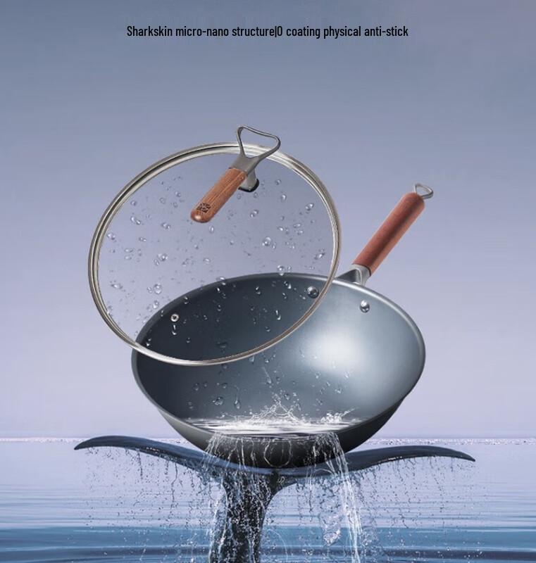 Sanhe 30cm Nitrogen Rust-Proof Non-Coated Iron Wok
