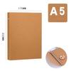 Raccoglitore con Copertina in Carta Kraft Vintage A5 A6 B5 A4 Organizzazione Ufficio Quaderno Aziendale Avanzato Cancelleria
