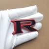1pc 3D Zinc Alloy R Logo, Car Side Fender Rear Trunk Emblem Badge Sticker, Car Decoration Accessories