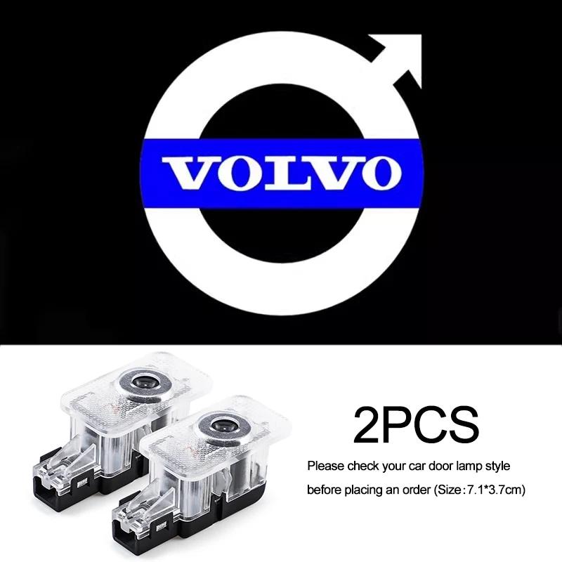 

2Pcs Car Lights Accessory LED Door Projector Ghost Shadow Welcome Lamp For Volvo XC90 V90 V60 XC60 V40 S80 S60 S90 C40 XC40 V70