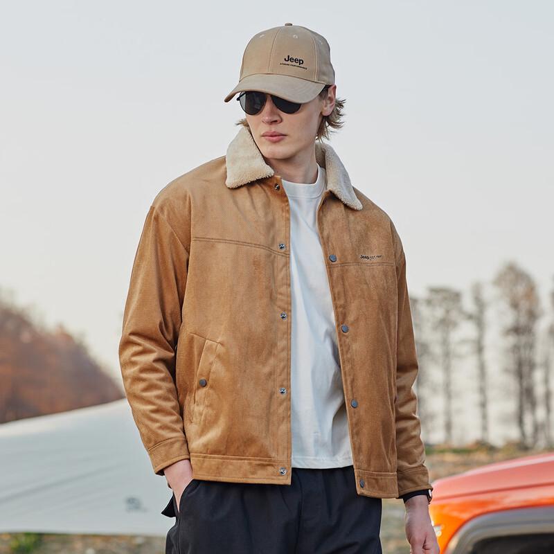 JEEP Men s Corduroy Fleece Lined Winter Jacket 3XL