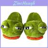 Traurige Frosch Plüschpantoffeln Kleine Größe 36-41 Faserbaumwolle Stofftier