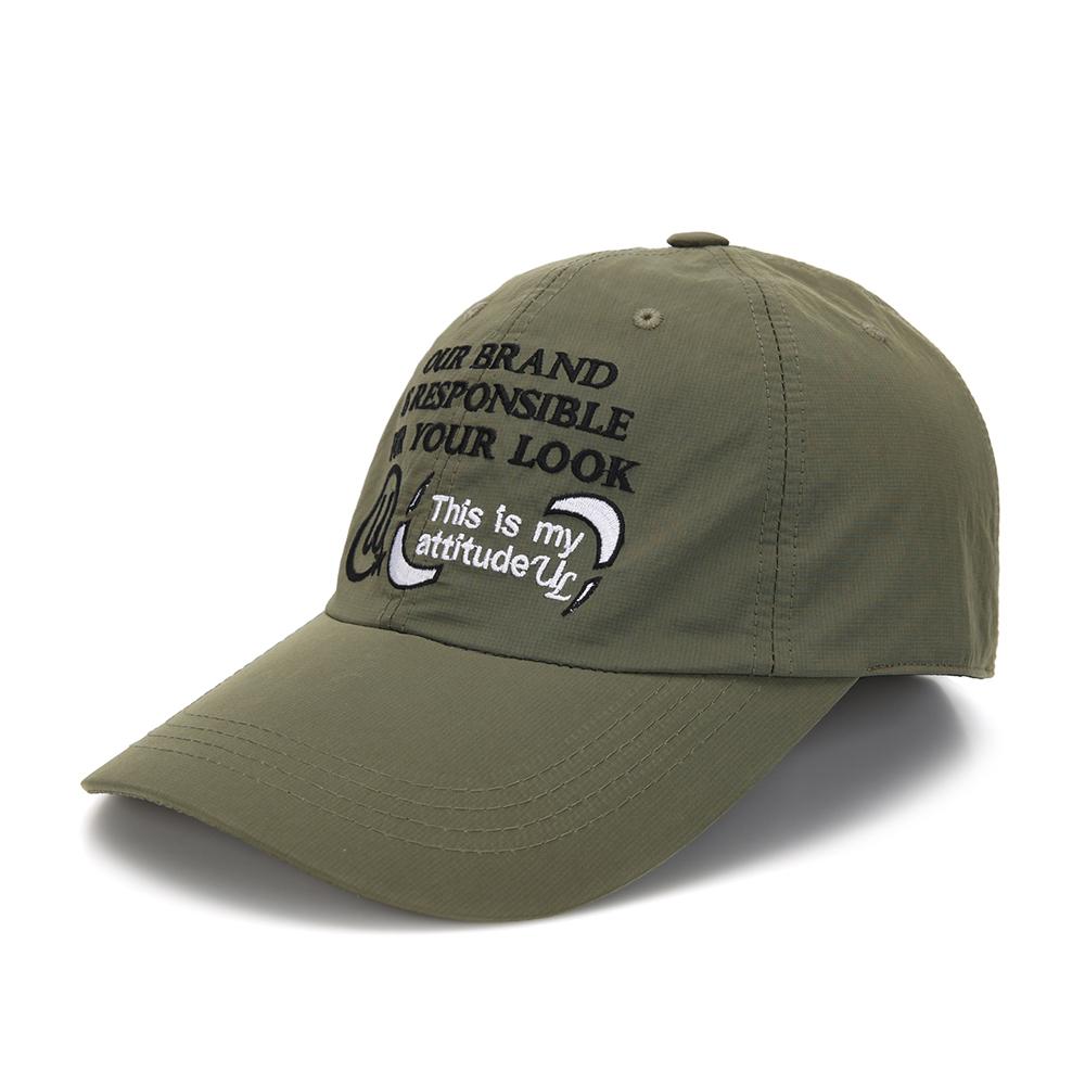 ULUK Attitude String Nylon Ball Cap_Khaki