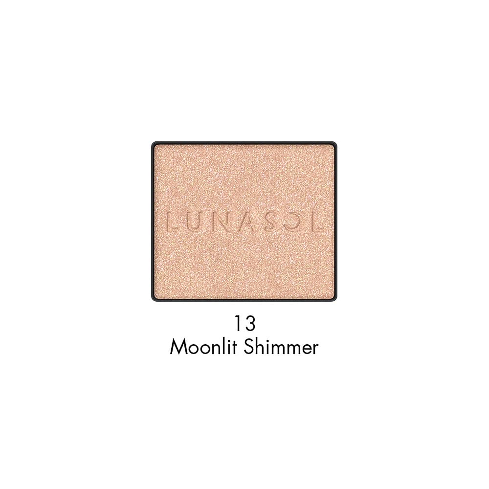 LUNASOL Mono Eye Coloration 13 Eyeshadow (Single Color, 1.6g) Moonlit Shimmer: An eyeshadow that creates an impressive sense of depth with its meticul