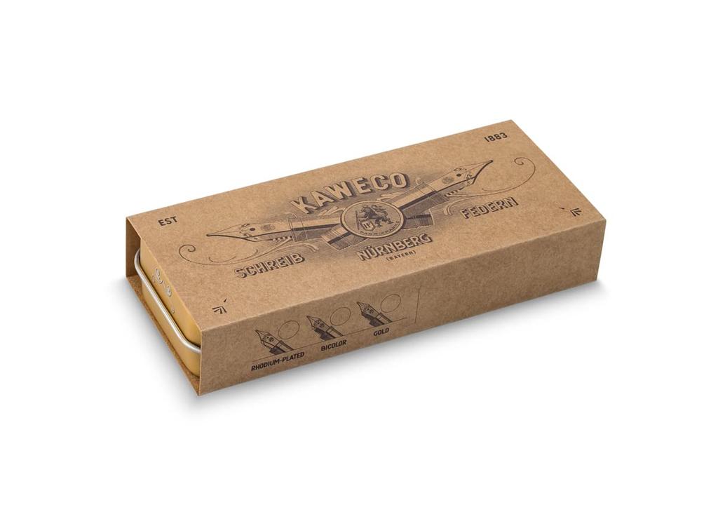 Kaweco 14K Medium Nib, Gold, Rhodium-Plated,