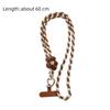 Rainbow Color Phone Woven Chain Phone Charm Crossbody Lanyard Cell Phone Strap  Hanging Ornament