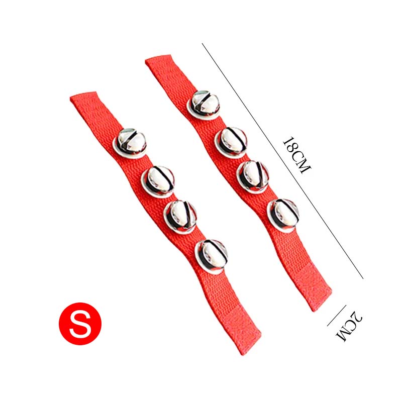2 peças/conjunto Sino de Pulso Colorido Brinquedo Instrumentos Musicais Adequado para Iniciantes Iluminação Musical Lazer Entretenimento Adereços TMZ