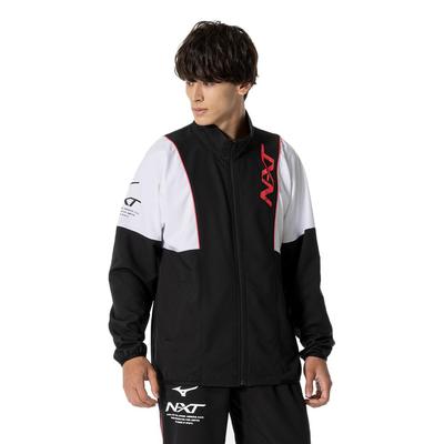N-XT Move Cross Jacke, UPF 50+, Feuchtigkeitstransportierend, Schnelltrocknend, Stretch-Jersey, Unisex, Erwachsene, Schwarz, Größe XL, 32JCB220