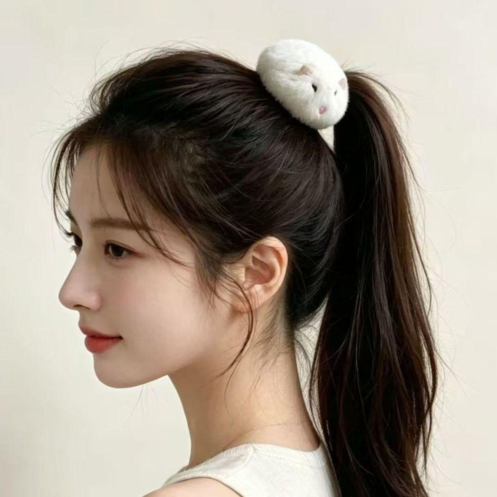 Plush Material Hamster Hair Clip Duckbill Clip Design Animal Hairpin Cute Hair Barrettes For Girls