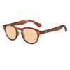 Retro Round Frame Anti-Blue Light Glasses Unisex Outdoor UV-Protective Sunglasses UV400 Ultra-light Eye Protection Eyewear