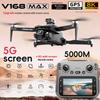 2025 New GPS Drone Profesional 8K HD Camera Folding RC Drone With Screen Remote Control Obstacle Avoidance Optical Flow V168 Max
