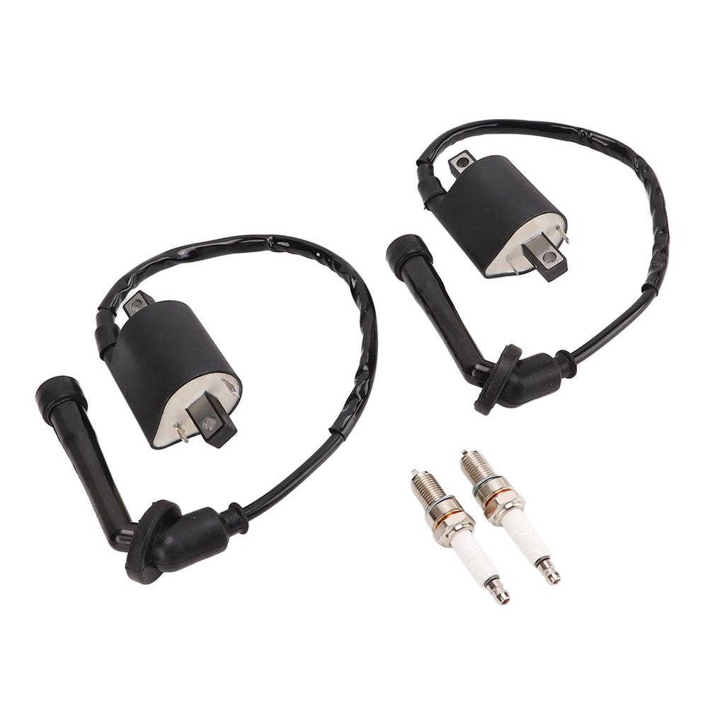 Motorrad Zündspule Zündkerzen Satz 4VR 82320 00 00 Ersatz für V Star 650 XVS650AT Silverado 2003‑2010